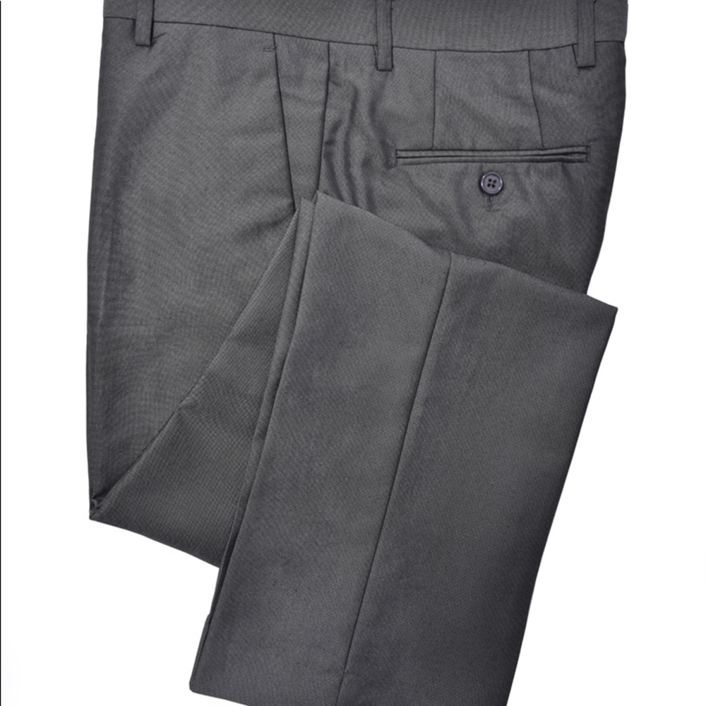 Men’s Premium Slim Fit Charcoal Gray Shiny Pants
